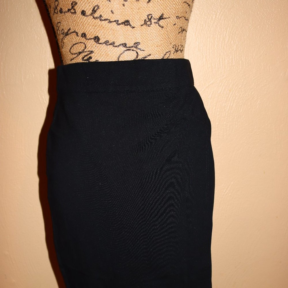 Wrap Front Midi Skirt
